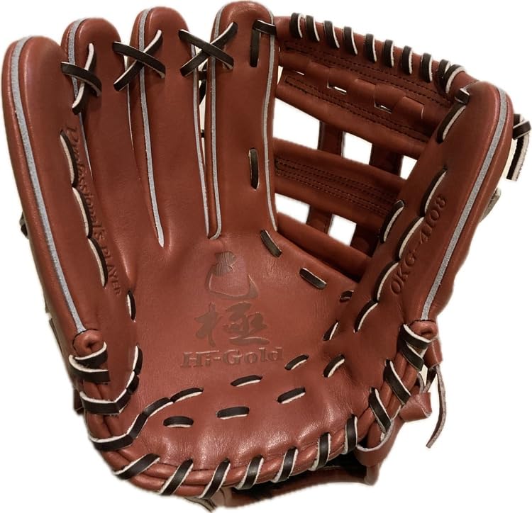 ハイゴールド 一般軟式用グラブ 己極 OKG-4108 SRブラウン 外野手用 ハイゴールド 一般軟式用グラブ 己極 OKG-4108 SRブラウン 外